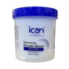 Dust Free Rapid Blue Powder Bleach Hair Lightener 500gram