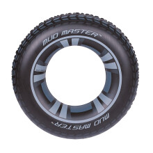 Mud Master Swim Ring, Inflatable Swimming Float Rung, Pool Float, Rubber Rubber Ring for Kids and Adults