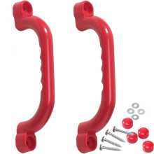 Safety Grab Handles Set of 2 with Finger Grips Ideal for a Climbing Frame, Den, Tree House or Playhouse