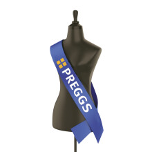 Preggs Royal Blue Sash - Novelty Funny Fun Mum To Be Baby Shower Boy Girl Mummy Mother Celebration Beauty Bump Sausage Roll Gift Present Party