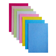 Stiff Felt for Crafts, 2mm Thick Colour Felt Sheets, 8 Pcs 20x30cm Craft Felt Fabric for Sewing & DIY Projects (Pink Blue Series)