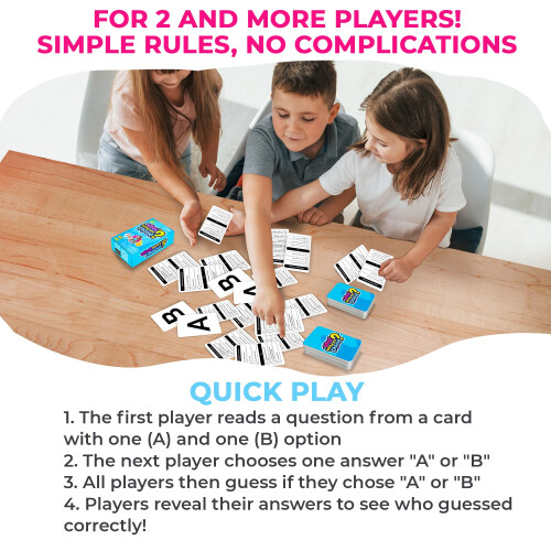 QUOKKA Board Game for 8-12 Year Olds Family Card Game for Kids