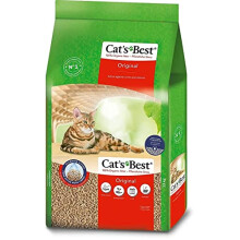 Kattenbakvulling - cat's Best - Öko Plus - 18,5 kg - Plantaardig - Volwassen