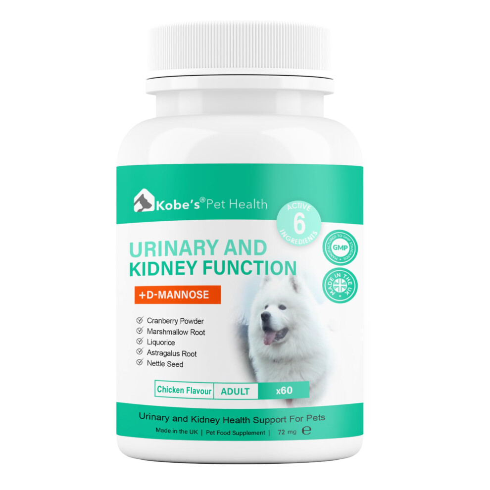 Kobe's Bladder & Kidney Support Supplement For Dogs & Cats | Antibiotic For Urinary Tract Infection | Stimulates Immune System & Maintains Overall