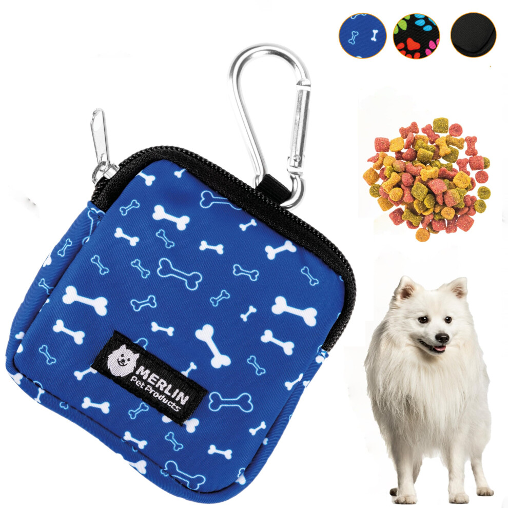 Merlin Pet Products Small Dog Treat Bag, Dog Treat Training Pouch Bag, Pocket Size Travel Dog Walking Bag, Dog Walk Treats Pouch, Dog Treat Pouch, Pet Bag For Lead Treats