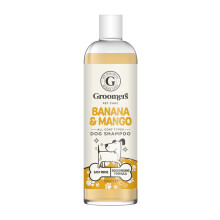 - Banana & Mango Dog Shampoo- Dog Grooming Shampoo products for smelly dogs with Banana & Mango scent - best puppy & adult shampoo - Vegan pet shampoo