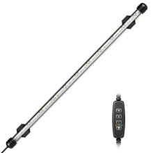 IREENUO L-49 Submersible Aquarium Light with Auto On/Off Timer, Blue/White Color-Changing LED for 50-70cm Tanks (47cm)