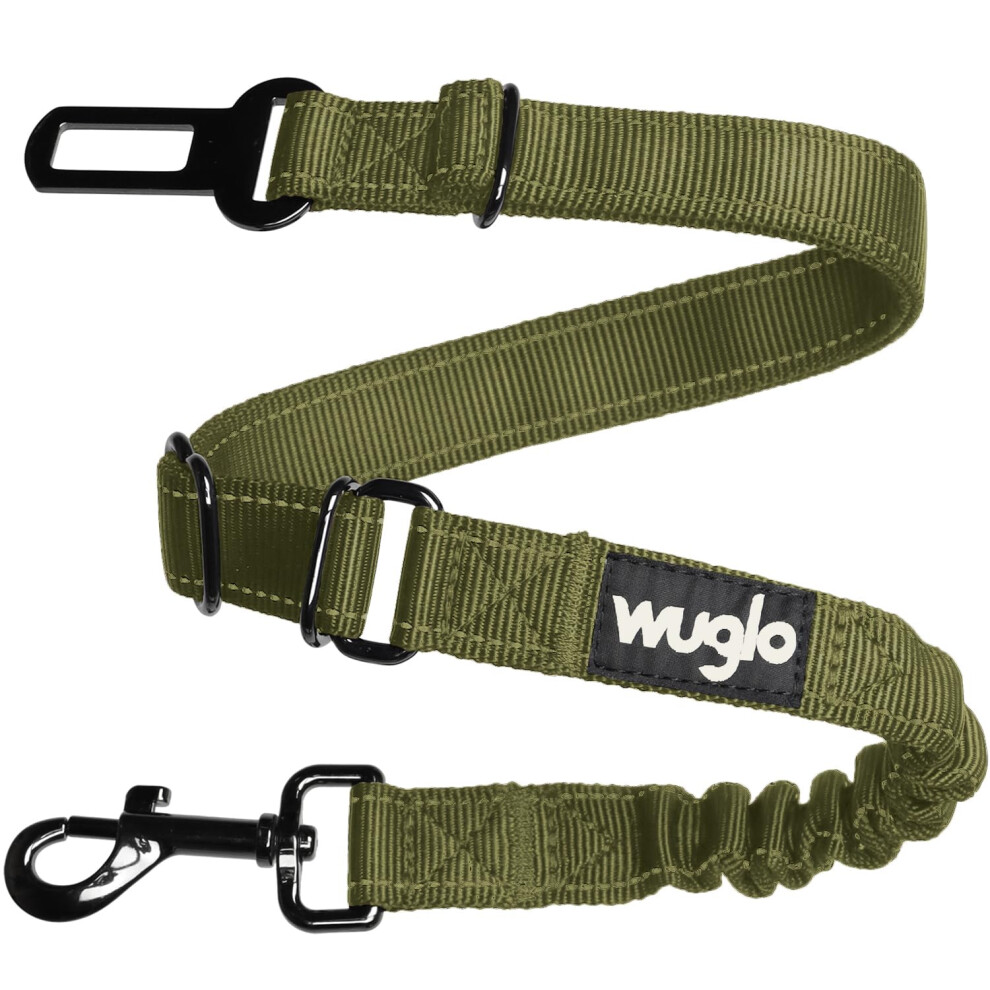 30-95Cm Wuglo Dog Seat Belt - Dog Car Harness With Strong Elastic Belt - Durable & Safe Dogs Cars Seat Belts Clip - Universal Dog Seatbelt For Car 4779052610555