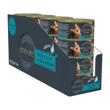 100% Natural Wet Cat Food, Tuna with Seabream in 70g Tins (Pack of 16)