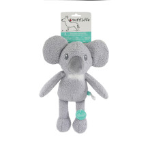 Tufflove Koala Medium, Tough Dog Toy, For Medium to Large Dogs, Grey