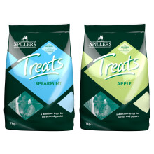 Horse Treats 2 Pack – Apple 1kg and Spearmint 1kg – Delicious Treat to Reward Horses and Ponies