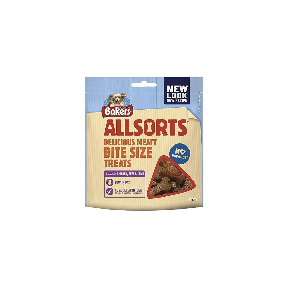 Dog Treats Chcicken & Beef Allsorts 98g (PACK OF 4)