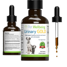 Urinary Gold for Dogs - Vet-Formulated - Canine Urinary Tract Health, Supports Normal Urinary pH - Natural Herbal Supplement 2 oz (59 ml)