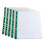 Punched Poly Pockets A4, Glass Clear, 100 Plastic Wallets 1