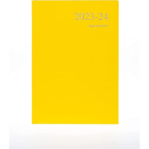 2024-25 A5 Week To View Academic/Mid-year Diary - Yellow