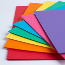 A4 210 GSM Card - Rainbow Coloured Card (Pack of 50 Sheets)