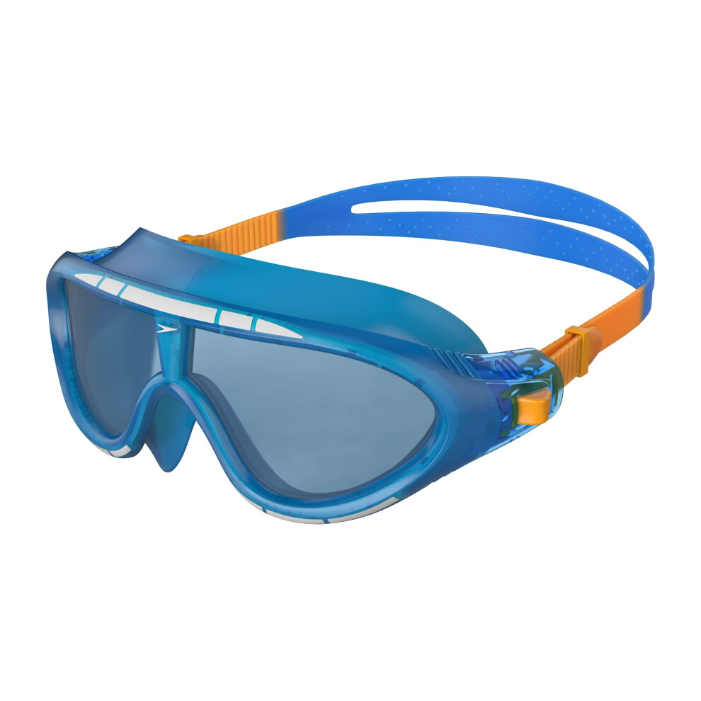 Unisex Kids Biofuse Rift Mask Junior Swimming Goggles, Blue/Yellow, One Size