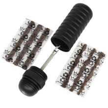 Tubeless Bike Tyre Puncture Repair Plugger Kit - For MTB, Road & XC Bicycle Tyres - Unique Single-Sided Fork, For Rapid Puncture Repair To Fix