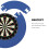 SU076 | Dartboard Surround Durable Lightweight EVA Jigsaw Ring Design, Blue 4