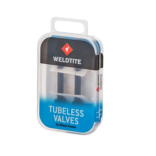 Tubeless Presta Valves 55mm - Black