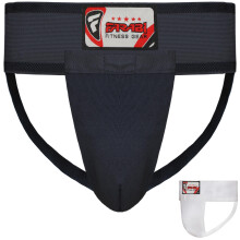 Groin Guard MMA Martial Arts Boxing Groin Protector Groin Strain Support Groin Support Groin Protector Boxing Groin Protector Krav Maga (Large, Black)
