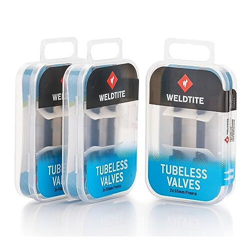 Tubeless Presta Valves 55mm - Black 1