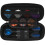 W124 ABS-1 | Slimline Darts Case with Metallic ABS, Deep Red 5