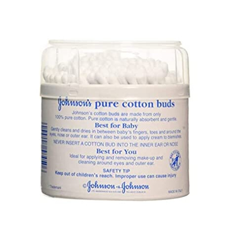 Johnson & Johnson Johnson's Cotton Buds (200 Buds) - Pack of 6 1