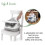 Mamas & Papas Baby Seat, Pebble Grey, 1 Count (Pack of 1) 6