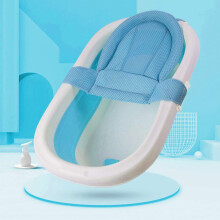 Infant Baby Bath Pad Non Slip Bath Seat Net for Babies Infant Supportive Bathtub Pillow Baby Newborn Bath Support Sling Soft Breathable Bath Cushion
