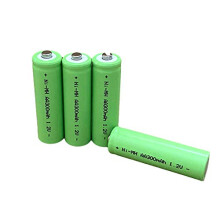 Dunamis 4pk AA Rechargeable Solar Light Batteries 1.2v NiMH AA 300mAh - Suitable for Outdoor Garden Solar Lights ……(4pk, AA 300mAh - Green Cell)