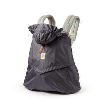 Windcover and Raincover, wind protection and rain protection for all Ergobaby baby carriers, water-repellent cover, Charcoal