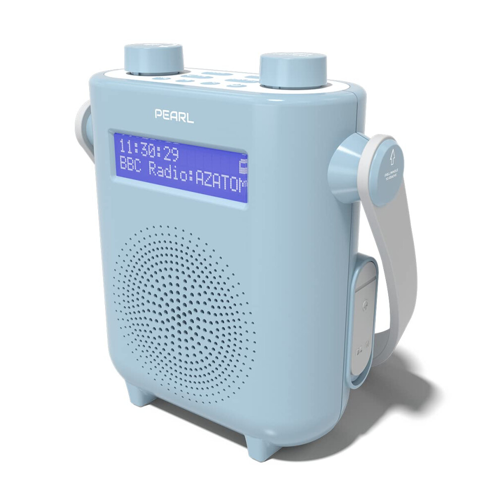 Dab Dab+ Fm Radio Bathroom Shower, Ipx5 Water Resistant Waterproof, Portable Ipx5, Digital Fm Radio & Wireless Bluetooth, Built-In Rechargeable 639114515058