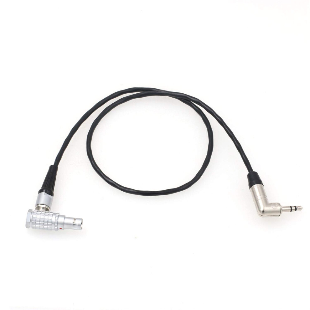 Hangton Red Tentacle Sync Timecode Input Cable For Komodo 6K V-Raptor 8K Camera 3.5Mm Trs To Right Angle Pin Size 9