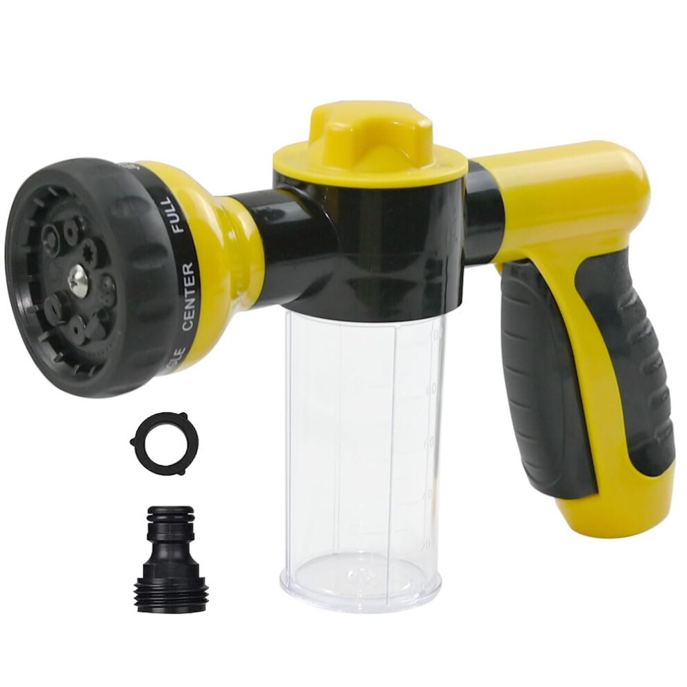 Armo Multifunctional Garden Hose Sprayer Spray Gun with 8 Adjustable Mode Built in Soap Dispenser for Car Washing, Gardening, Lawn, Plants, Pets-image-OPC-PDT9DFB-NEW