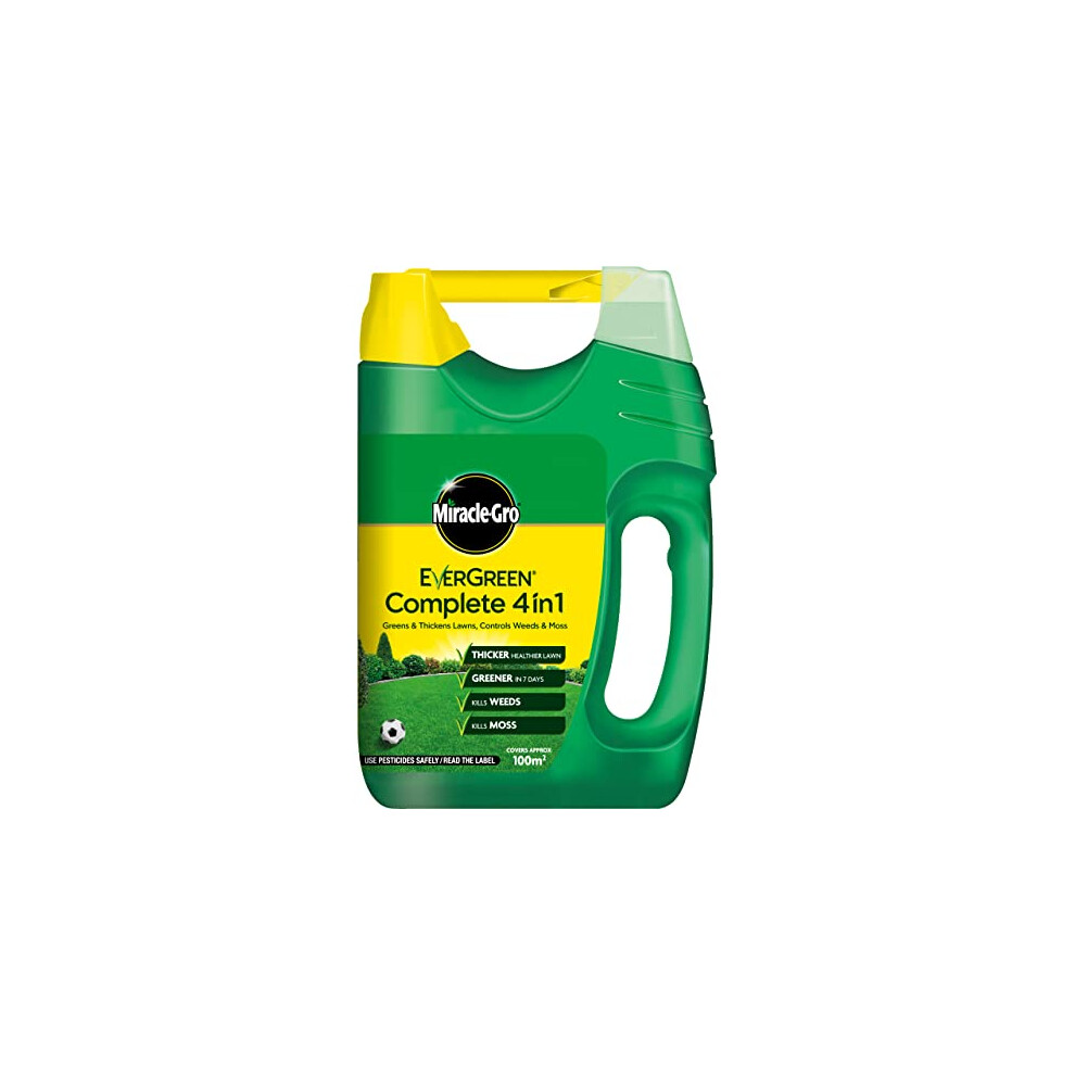Miracle-Gro Evergreen Complete 4-In-1 Spreader - 100 M2