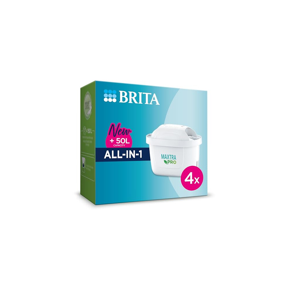 BRITA Water Filter Cartridge MAXTRA PRO Pure Performance - 4 Pack | Original refill compatible with BRITA jugs - reducing micro impurities, PFAS, chlorine, limescale & metals (Starter Pack) - Image 3