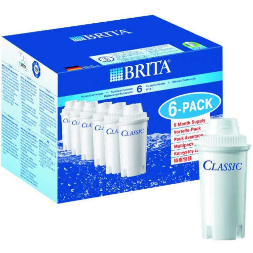 BRITA Classic Water Filter Cartridges, 6 Pack 1
