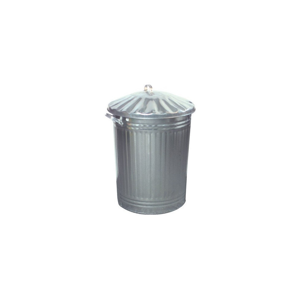 Prime Furnishing Anything 4 Home 90L Galvanised Metal Rubbish Bin