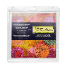 Monoprinting Print Plate - 12” X 12” (30.5 X 30.5 cm =) Gel Plate - Printmaking Supplies - Reusable Gel Printing Plate for Press Art for Card