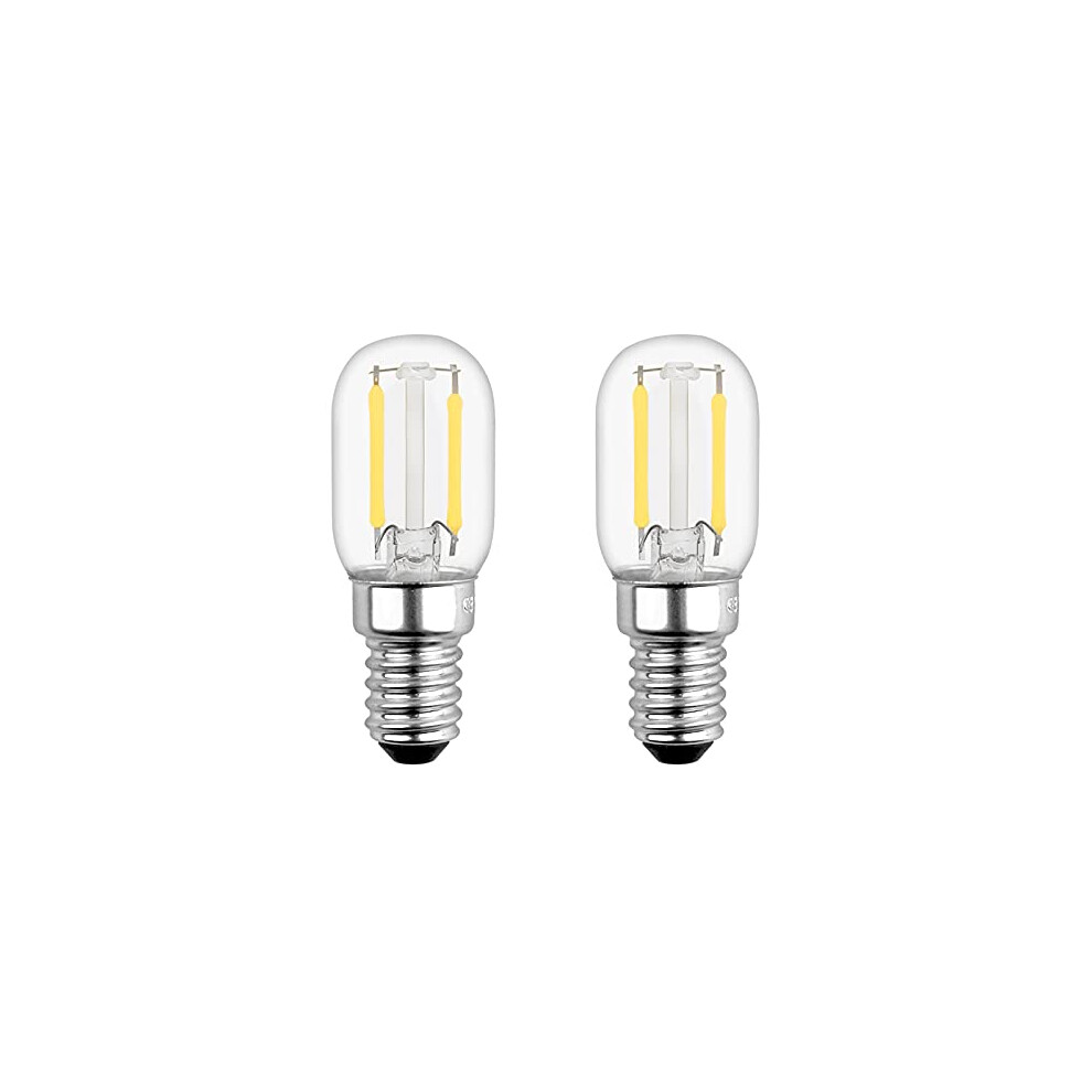 Mini T22 E14 Fridge Bulbs Cool White 6000K, Pygmy Bulbs E14 2W LED Replacement for SES Refrigerator Bulb 15W 230V, Filament LED Light Bulbs Small-image-OPC-PDT9DVH-NEW