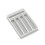 Mini In Drawer Silverware Tray, White 1