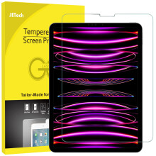Screen Protector for iPad Pro 11-Inch All Models, iPad Air 5/4 2022/2020 10.9-Inch, Face ID Compatible, Tempered Glass Film