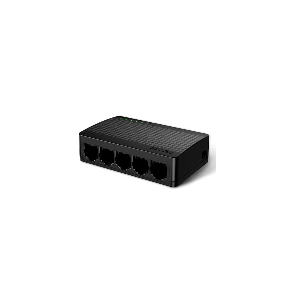 Gigabit Ethernet Switch 5 Port Network Switch Ethernet Splitter Hub (Desktop Or Wall Mount, Fanless, Plug And Play, Energy-Saving, ) (Sg105 V4.0) Black - Image 2