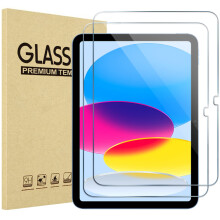 2 Pack for iPad 10th Generation Screen Protector 2022, 10.9 inch Tempered Glass Screen Film Guard for iPad 10 -Clear