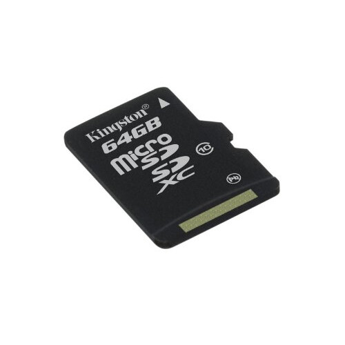 Kingston Technology SDCX10/64GB 64 GB micro SDXC Class 10 Flash Card with SD Card Adapter 2