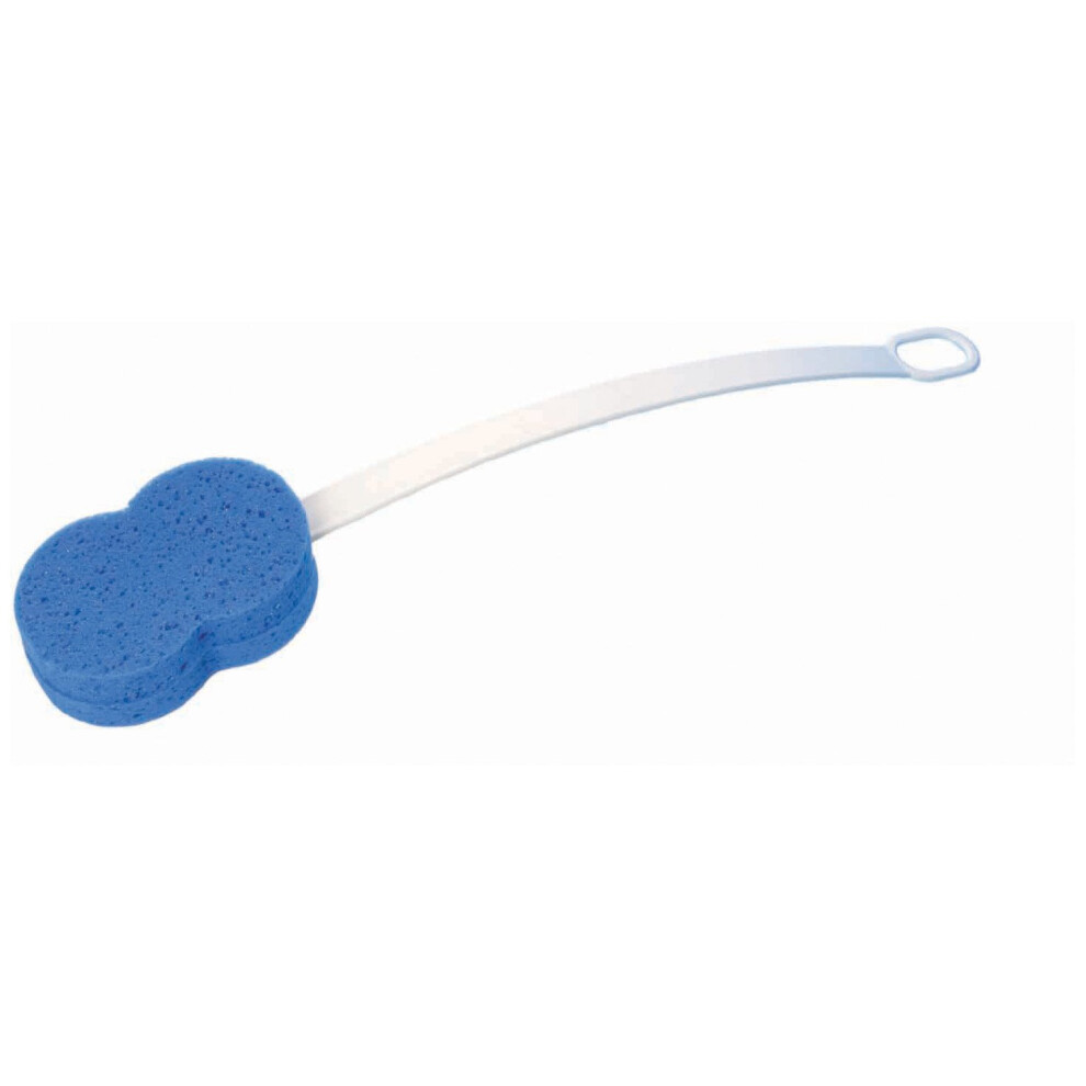 Aidapt Extra Long Flexible Handle Shower Bath Sponge Back Scrubber For Washing Hard To Reach Areas Aid