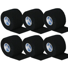 - Pack of 6 Rolls Tiger Tear Elastic Adhesive Bandage -Black (5cm x 6.9m) -Easy to Apply Sports Tape for Sports Healthcare Professionals - Use on Knee