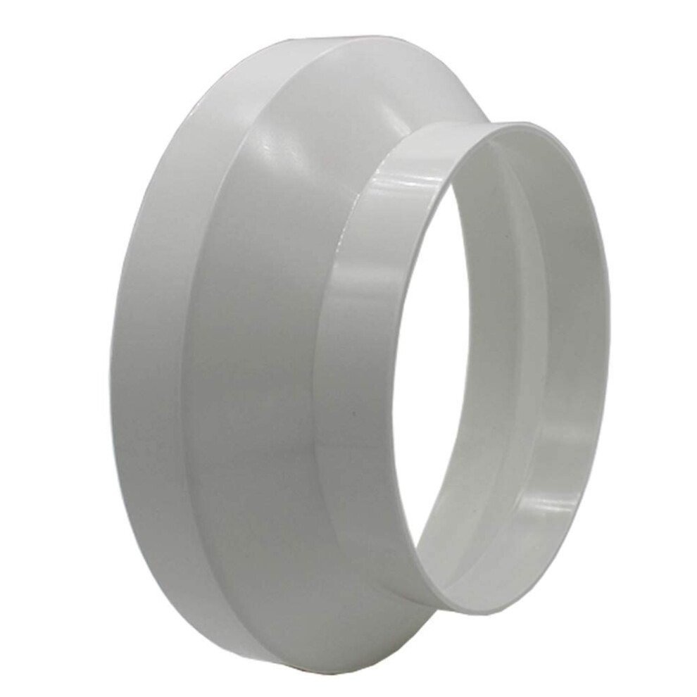 Ducting Reducer 200Mm To 150Mm - 8 To 6 Inch Duct Pipe Reduction Connector For Extract Fans And Ventilation Units 5060272542092