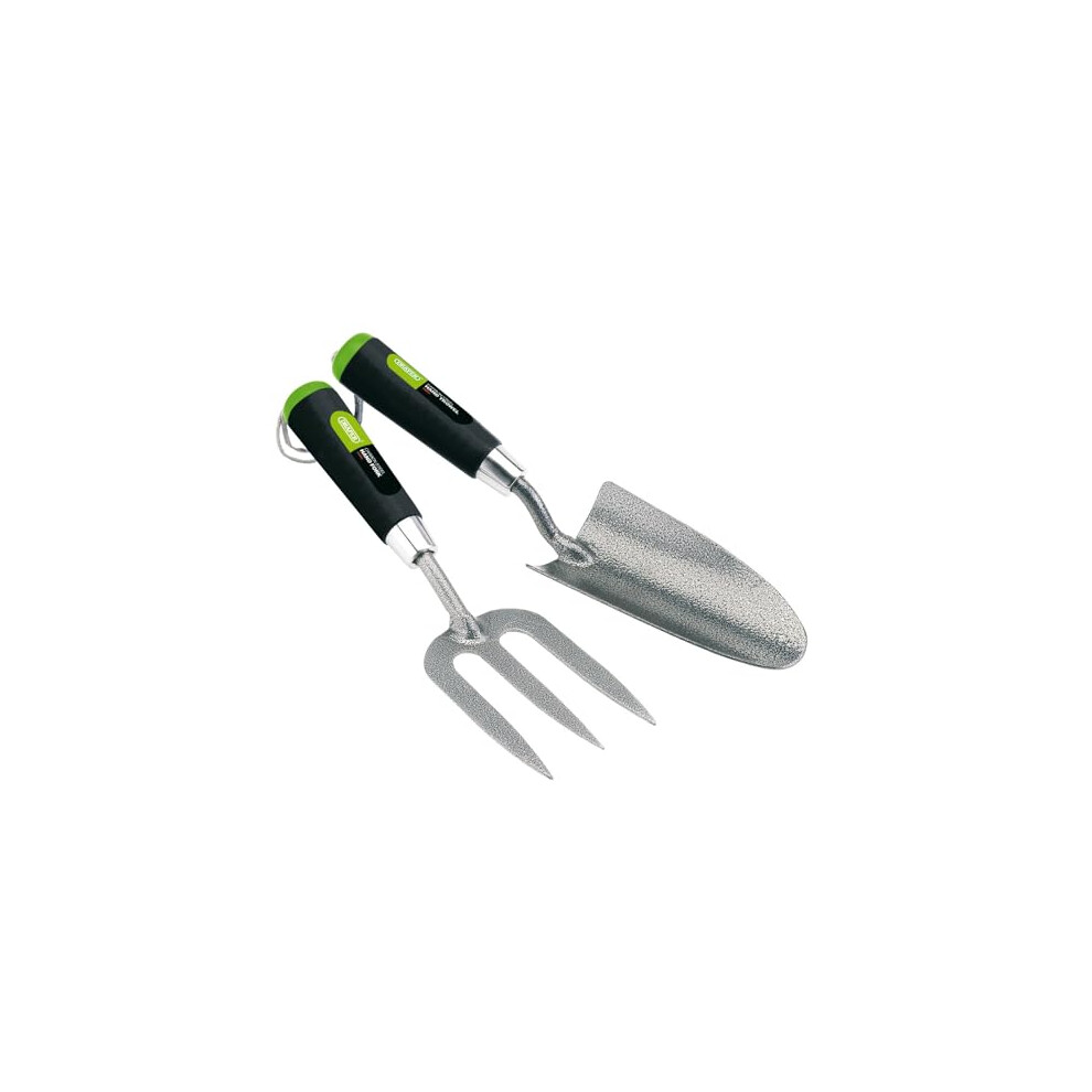 65960 Carbon Steel Heavy Duty Hand Fork and Trowel Set (2 Piece)